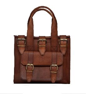 Goat Leather Ladies Designer tote handbag