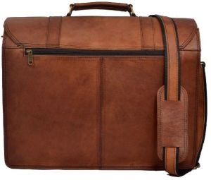 Handmade Briefcase Messenger Goat Leather Bag