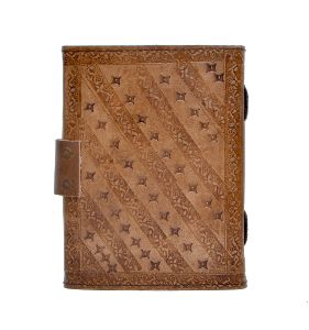 Mother Earth Goddess Leather Journal Notebook Diary