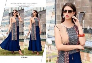 , Rayon fabric, Print work kurties