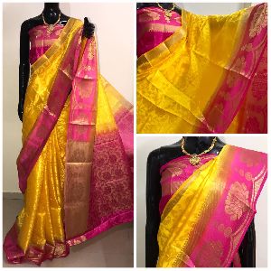 Balaton Tussar Silk Saree