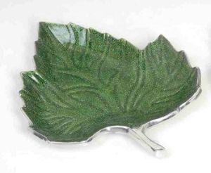 Aluminum Leaf Platter