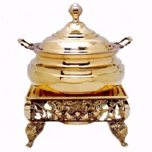 Brass Polished Chafing Dish