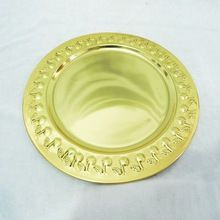Gold Plastic Charger Plates
