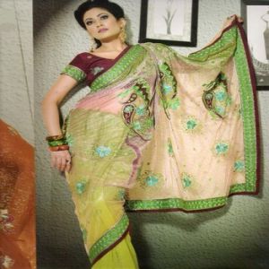 Printed Crepe Saree