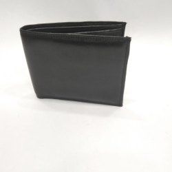 Black leather wallet