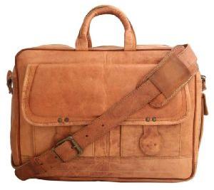 Brown Leather Laptop Bag