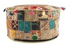 Embroidery Pouf