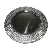 DINNERWARE GOLD AND SILVER CHARGER PLATES