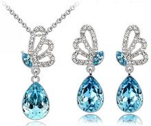 crystal pendant set