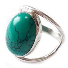 925 STERLING SILVER TURQUOISE GEMSTONE RING