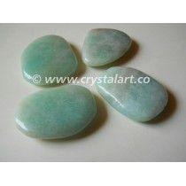 AMAZONITE UNEVEN SHAPE PALM STONES