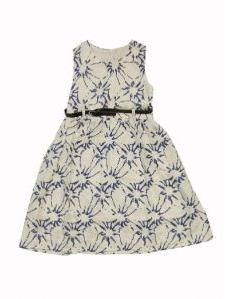 KIDS BLUE PRINT FROCK