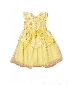 KIDS NET FLORAL FROCK