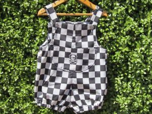 Kids Checkered Jumpsuits