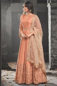 Floor Length Girls Bridal Wedding Wear Salwar Kameez