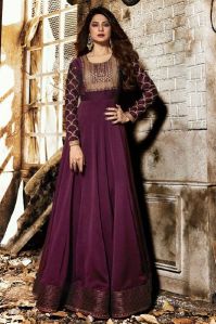 Girls Party Wear Floor Length Designer Gowns