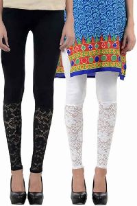 Half Net Designer Indian Leggings