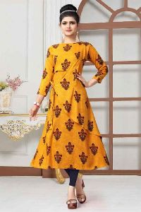 Printed Gown Style Kurtis