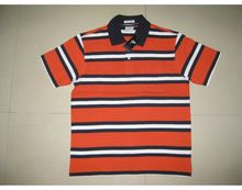 Engineer Stripe polo T-shirt