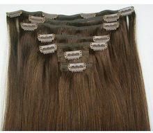 indian hair clip on brown