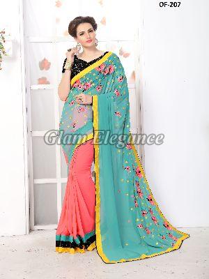 OF-207 Rubyza-7 Georegette Sarees