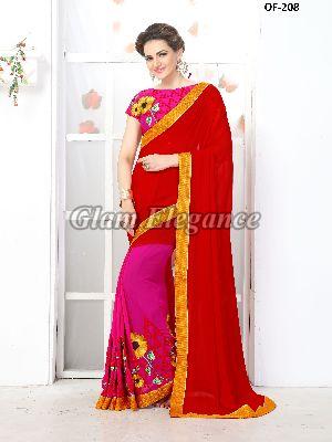 OF-208 Rubyza-7 Georegette Sarees
