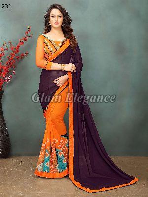 OF231_1 Rubyza-2 Georegette Sarees