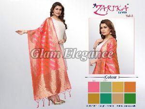 Zarika VOL-3 Rainbow Silk Dupatta 01