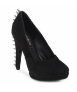 Black with Spikes Emiliano Heels