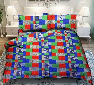 3D Designer Double Bed Sheet