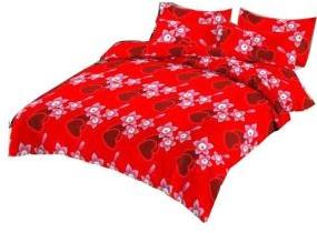 3D Heart Design Bed Sheet