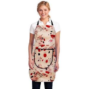 printed kitchen apron