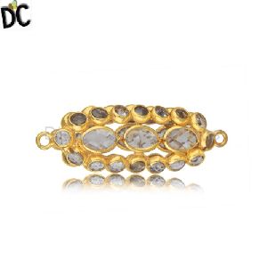 Sterling Silver White Zircon Gold Plated Jewellery