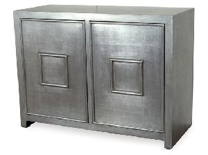 Metallic Two Doors Stoarge Aero Cabinet