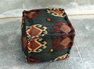 Ottoman Square Shape Fabric Stacking