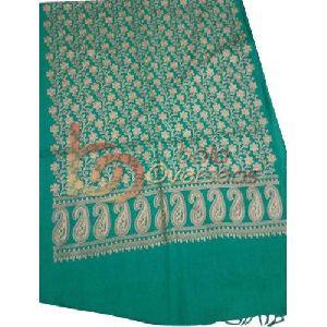 Golden Embroidery Woolen Shawls