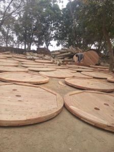 28 Inch Wooden Cable Drum