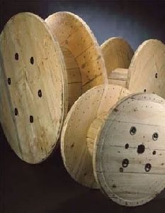 70 Inch Wooden Cable Drum