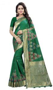 Linen Saree with Free Blouse