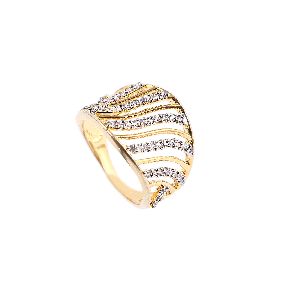 rhodium plated multi size ring