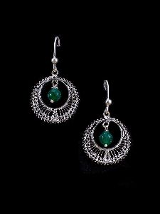 filligree sterling silver earrings