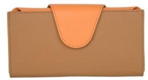 ASPEN TAN PU LEATHER WALLET FOR WOMEN