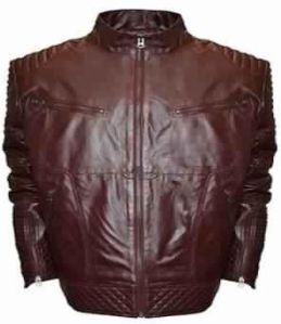 FRANCHISE CLUB RAW X LEATHER JACKET DEEP BURGUNDY