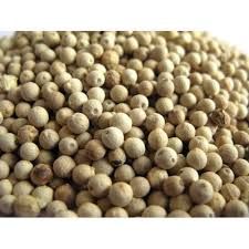 Dried white pepper