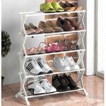 Foldable Stainless Steel Shoe Rack