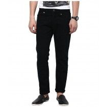 SEASONS BLACK SLIM FIT SOLID JEANS