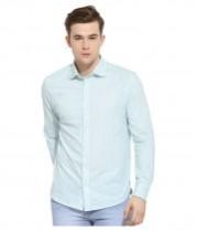 SEASONS STACK WHITE CASUALS REGULAR FIT SHIRT