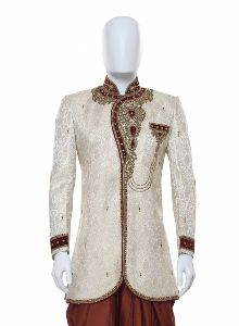 Indo Western Polyester Ethnic Wear Regular Fit Designer Embroidery