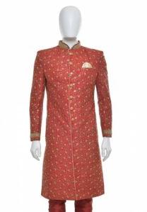 Sherwani Jacquard Ethnic Wear Regular Fit